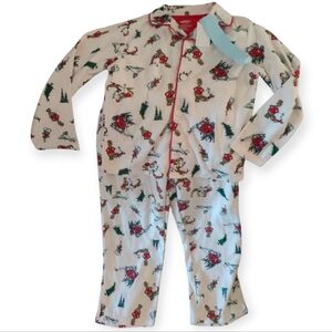 Dr. Seuss The Grinch toddler flannel pajama set